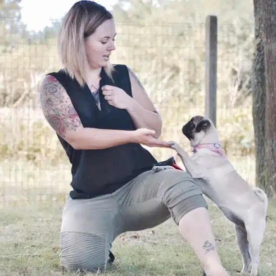 Laetitia et nerver font du dog dancing