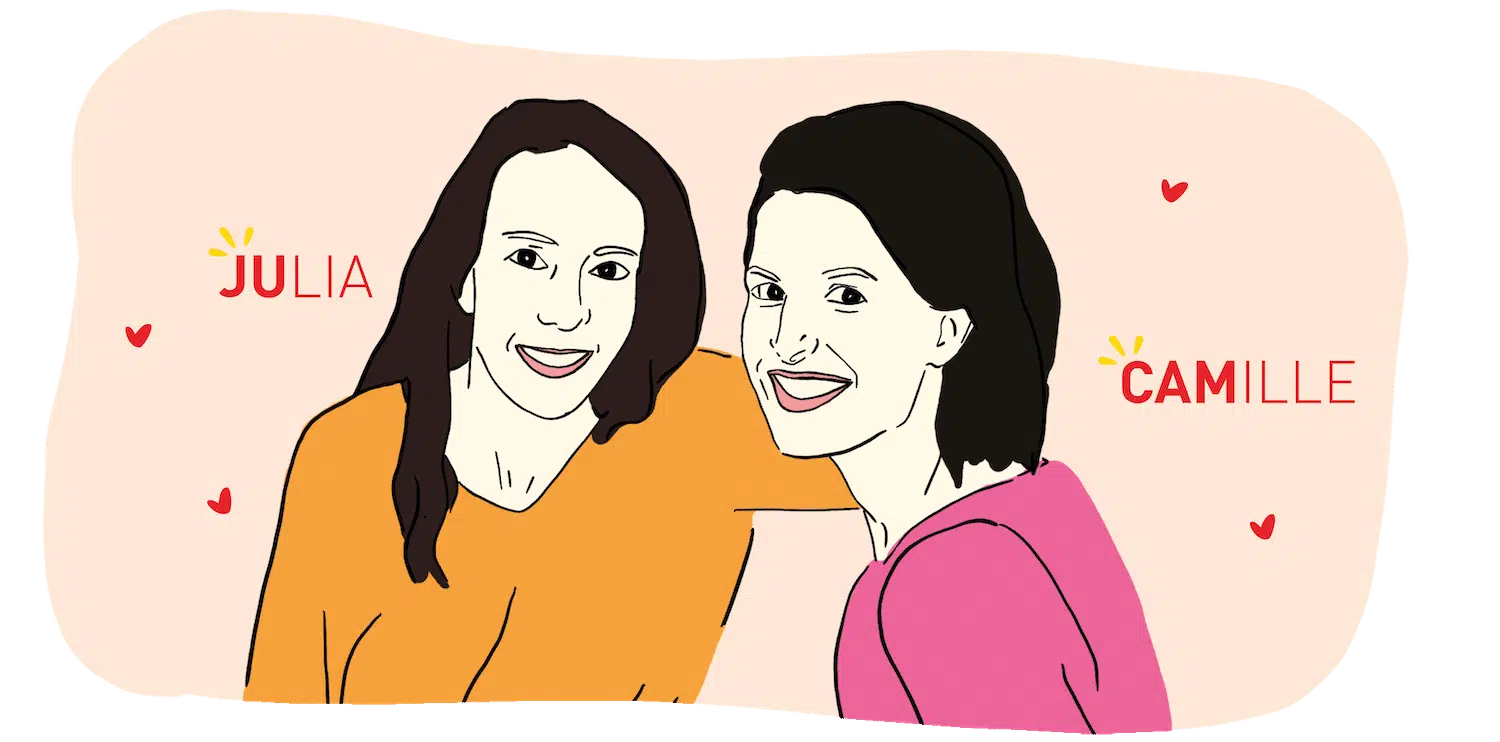 Julia et Camille les créatrices de Cerise & Cracotte