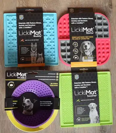 4 lickimats tapis de léchage