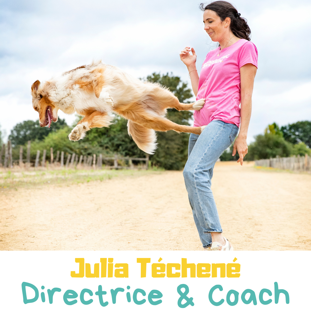 Julia Téchené, dirigeante de Danse avec ton chien