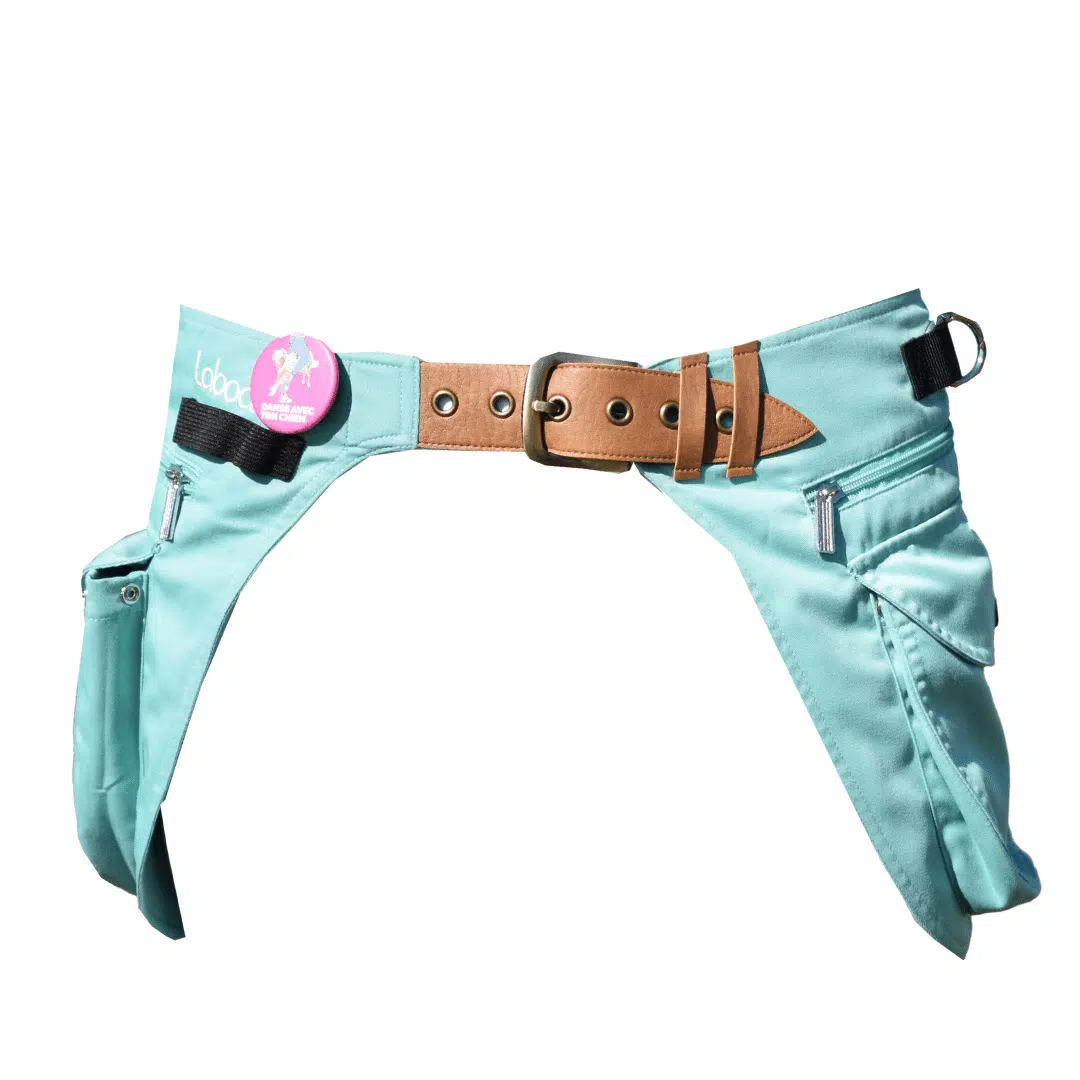 Ceinture bleu vert education canine édition limitée